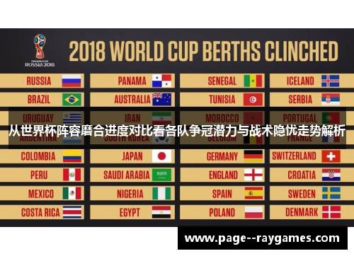 从世界杯阵容磨合进度对比看各队争冠潜力与战术隐忧走势解析 从世界杯阵容磨合进度对比看各队争冠潜力与战术隐忧走势解析