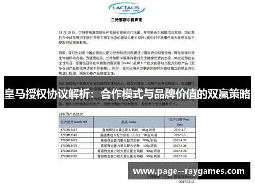 皇马授权协议解析:合作模式与品牌价值的双赢策略 皇马授权协议解析:合作模式与品牌价值的双赢策略